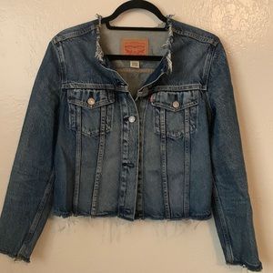 Frayed Levi’s Jean Jacket